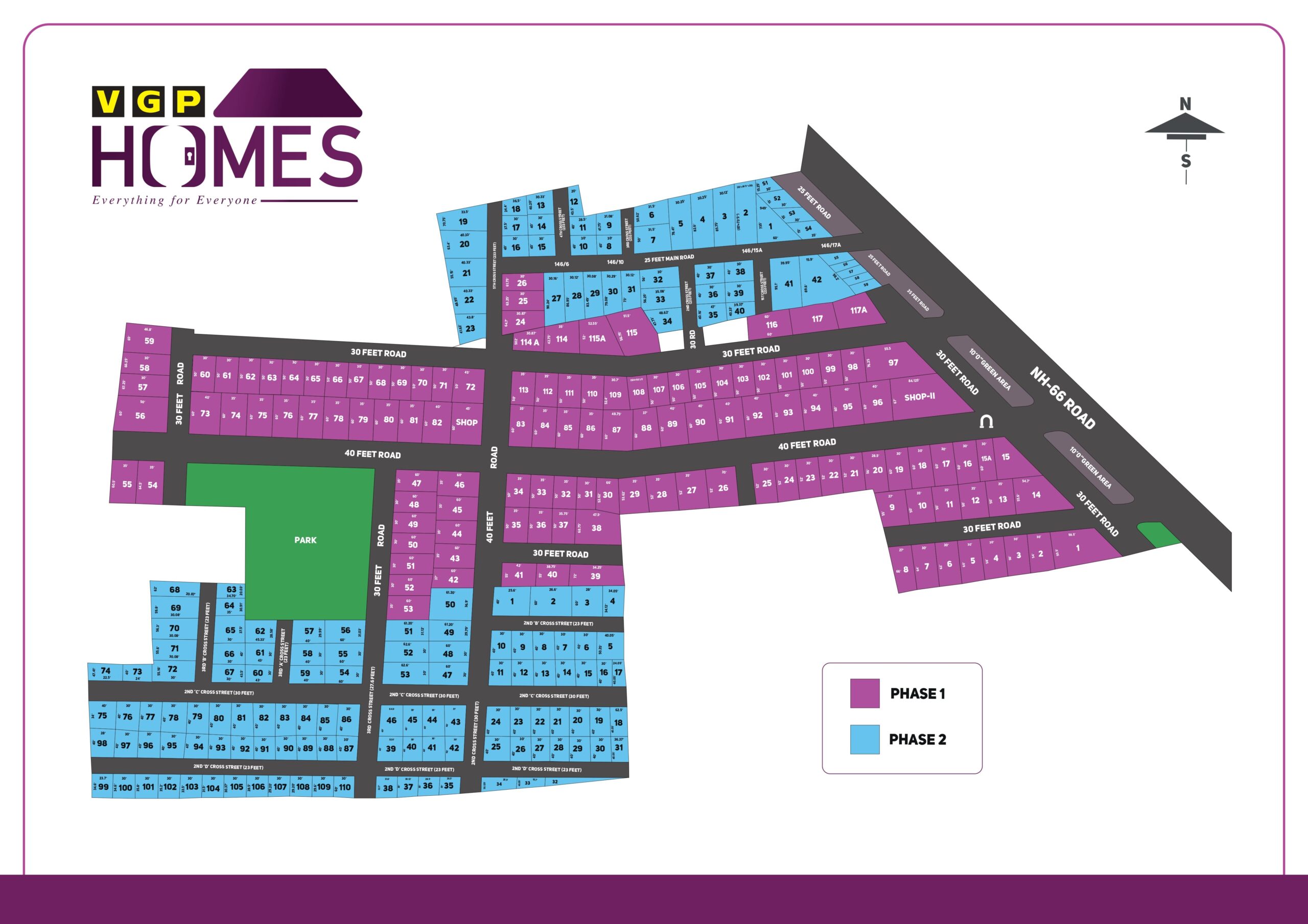 VGP Prithvi City Site Plan